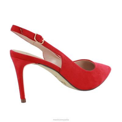 Menbur mujer troina 204L1963 tacones medios y bajos rojo