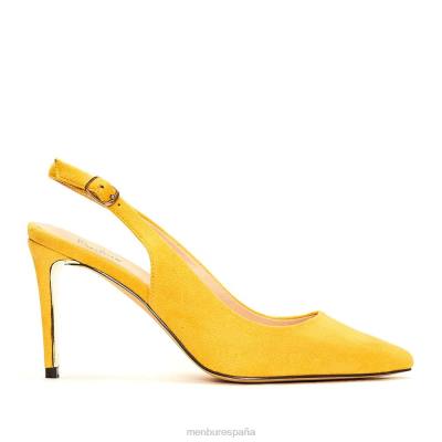 Menbur mujer troina 204L1964 tacones medios y bajos amarillo