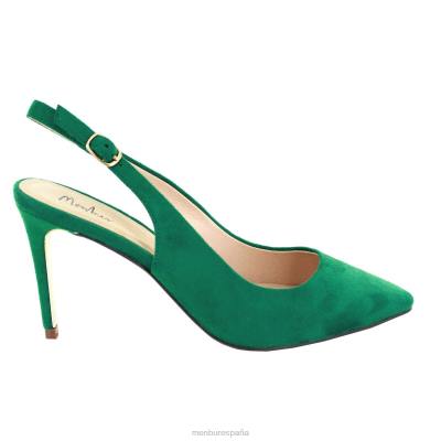 Menbur mujer troina 204L1965 tacones medios y bajos verde