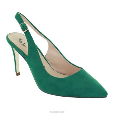 Menbur mujer troina 204L1965 tacones medios y bajos verde