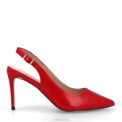 Menbur mujer tusillo 204L1961 tacones medios y bajos rojo