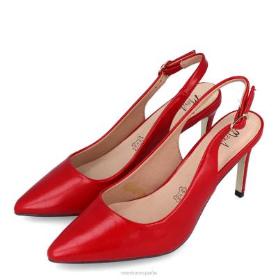 Menbur mujer tusillo 204L1961 tacones medios y bajos rojo