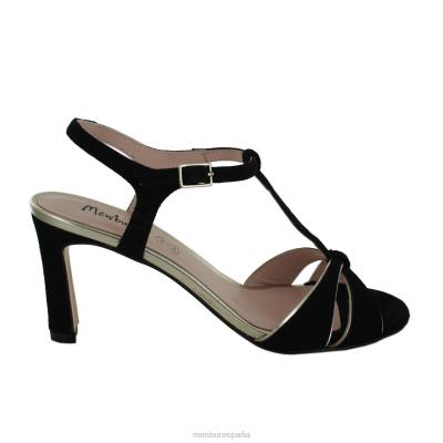 Menbur mujer ururi 204L2013 tacones medios y bajos negro