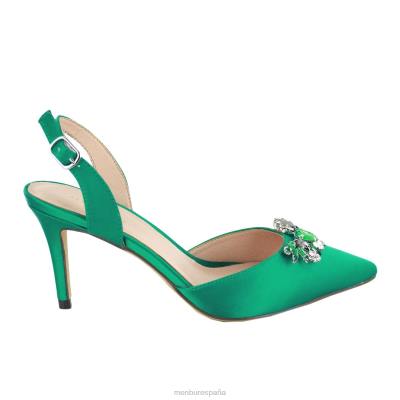 Menbur mujer varoni 204L1920 tacones medios y bajos verde