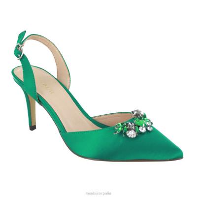 Menbur mujer varoni 204L1920 tacones medios y bajos verde