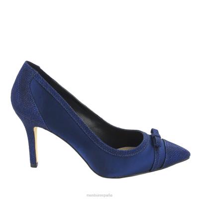 Menbur mujer vereda 204L5995 tacones medios y bajos azul oscuro