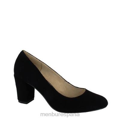 Menbur mujer viadana 204L5936 tacones medios y bajos negro