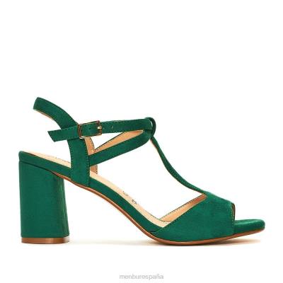 Menbur mujer villamare 204L2044 tacones medios y bajos verde