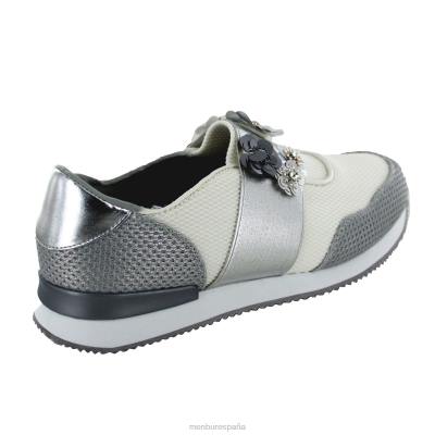 Menbur mujer Bresso 204L3713 zapatillas plata