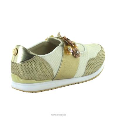 Menbur mujer Bresso 204L699 zapatillas oro