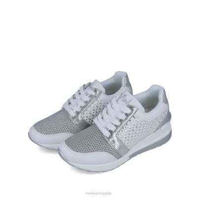 Menbur mujer Hebe 204L593 zapatillas plata