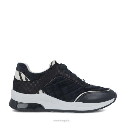 Menbur mujer almandino 204L607 zapatillas negro