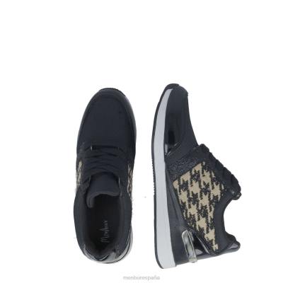 Menbur mujer amatista 204L571 zapatillas negro