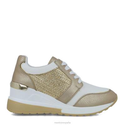 Menbur mujer asterión 204L3661 zapatillas oro