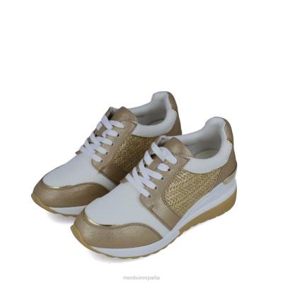 Menbur mujer asterión 204L3661 zapatillas oro