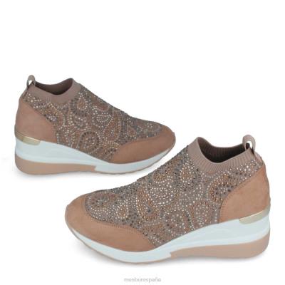 Menbur mujer birandola 204L634 zapatillas beige