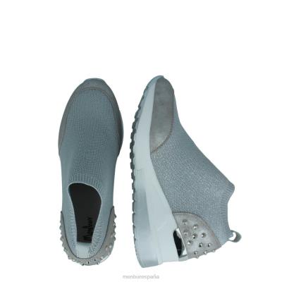 Menbur mujer brusasco 204L603 zapatillas plata