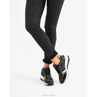 Menbur mujer caléndula 204L677 zapatillas negro