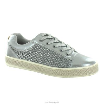 Menbur mujer calambrona 204L3714 zapatillas plata