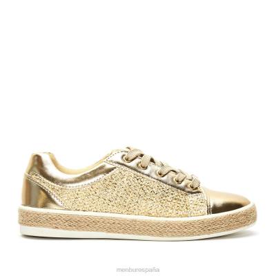 Menbur mujer calambrona 204L700 zapatillas oro