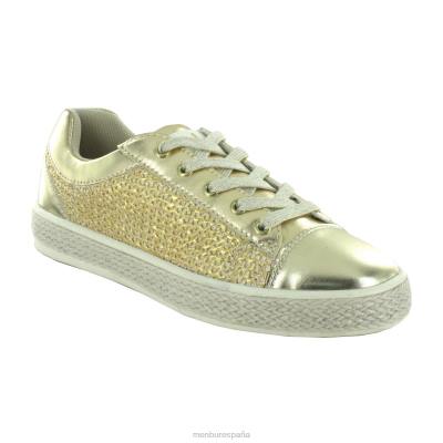 Menbur mujer calambrona 204L700 zapatillas oro