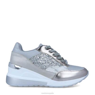 Menbur mujer campeon 204L621 zapatillas plata