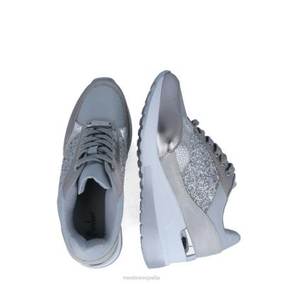 Menbur mujer campeon 204L621 zapatillas plata