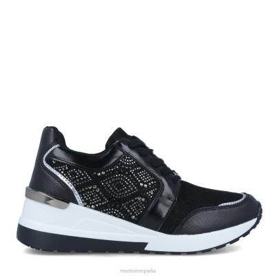 Menbur mujer canistro 204L663 zapatillas negro