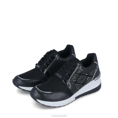 Menbur mujer canistro 204L663 zapatillas negro