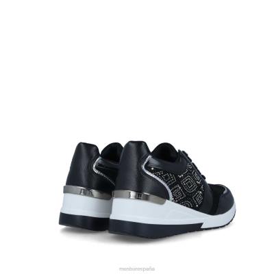 Menbur mujer canistro 204L663 zapatillas negro