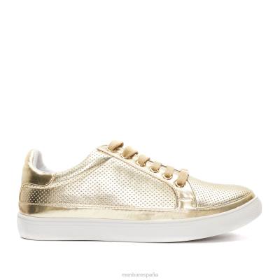 Menbur mujer continuar 204L692 zapatillas oro