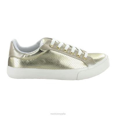 Menbur mujer continuar 204L692 zapatillas oro