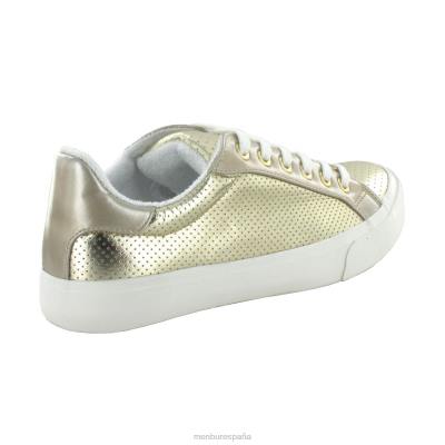 Menbur mujer continuar 204L692 zapatillas oro