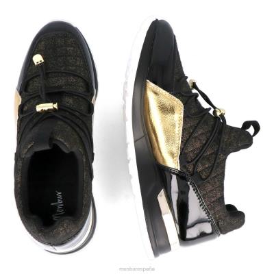 Menbur mujer espinada 204L628 zapatillas oro