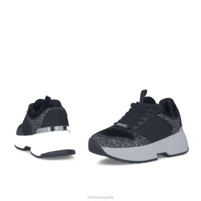 Menbur mujer mazzara 204L3676 zapatillas negro