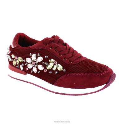 Menbur mujer piavon 204L3689 zapatillas rojo