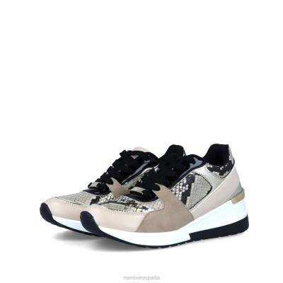 Menbur mujer pietra 204L656 zapatillas beige