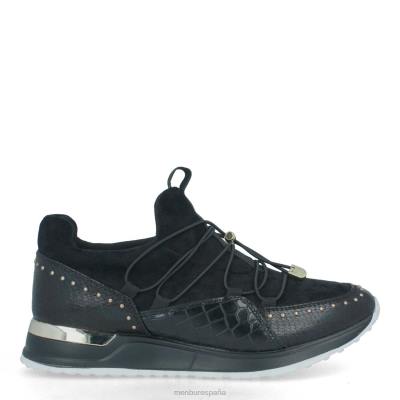 Menbur mujer reparto 204L3678 zapatillas negro