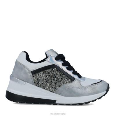 Menbur mujer tracia 204L595 zapatillas plata