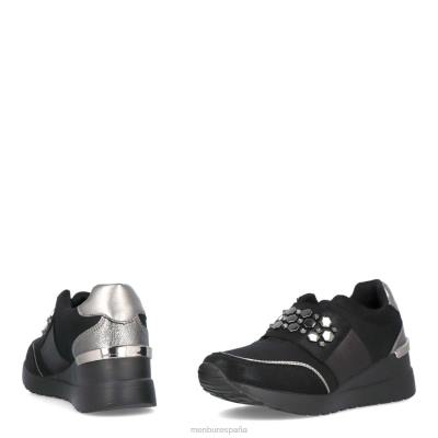 Menbur mujer traso 204L712 zapatillas negro